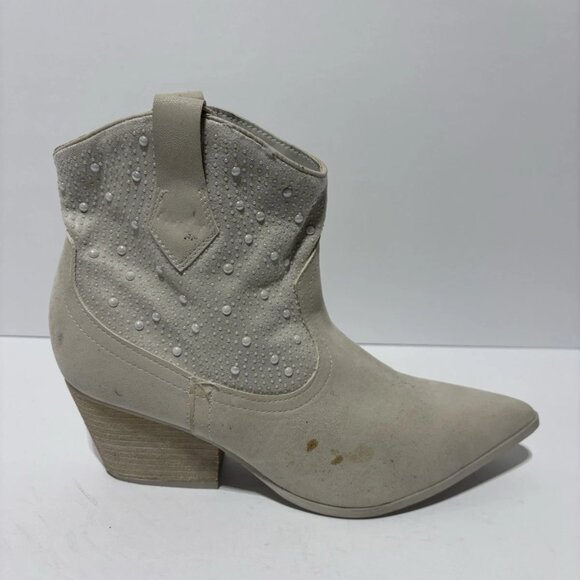 Mia Women’s Lauanne, Grey Mid Calf Boots, Size 9 M - Picture 1 of 6